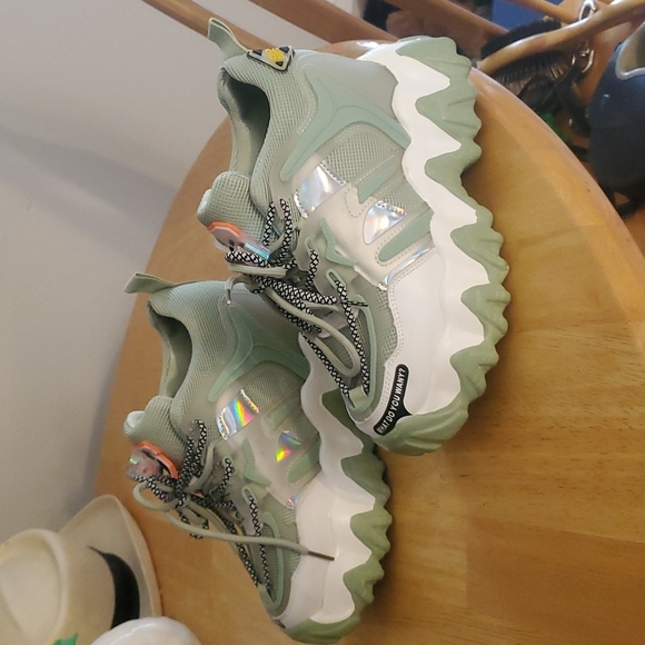 Chunky platform hidden wedge Sneakers - Picture 4 of 8